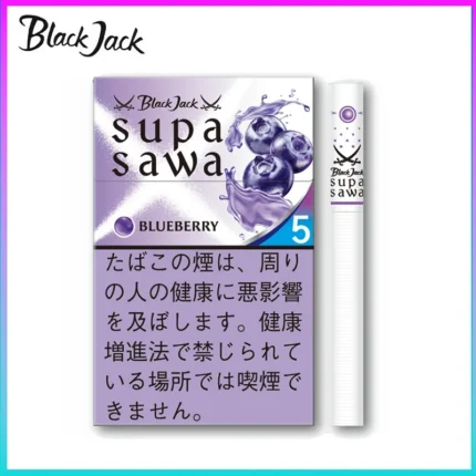 Black Jack SUPA SAWA Blueberry黑傑克藍莓爆珠薄荷5mg香煙